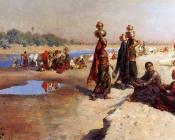 Water Carriers of the Ganges - 埃德温·罗德·威克斯